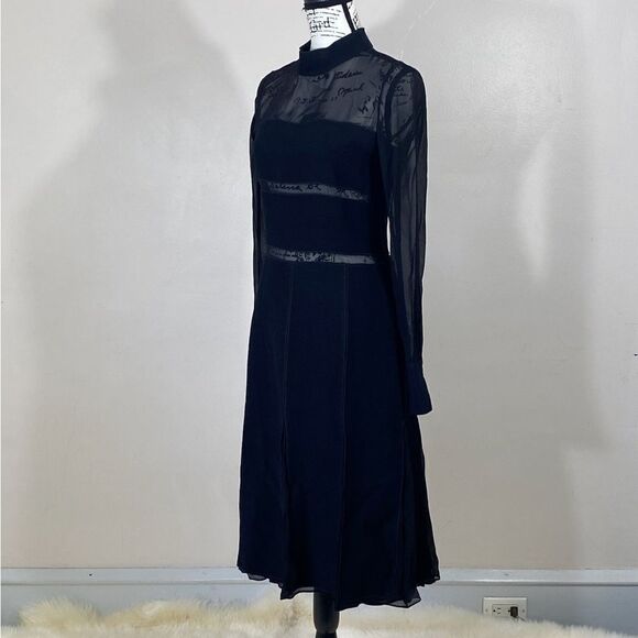 Proenza Schouler Textured Viscose Chiffon Dress size 8 - Picture 7 of 14